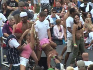 MTV Spring Break Beach Party Girls Dancing Slutty and Flashing Their Tits BigTits!-0