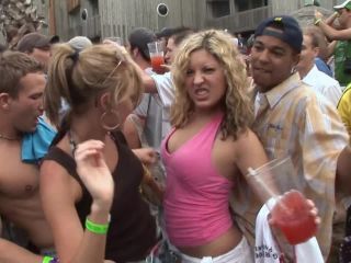 MTV Spring Break Beach Party Girls Dancing Slutty and Flashing Their Tits BigTits!-2