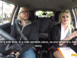 Failed test leads to back seat sex - (Hardcore porn)-0