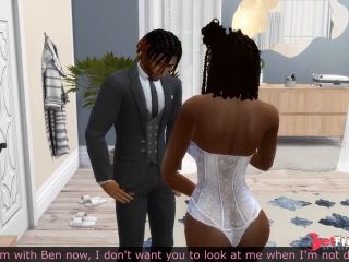 [GetFreeDays.com] Ebony bride fucks her ex boyfriend next to husband on the wedding day Adult Stream October 2022-0