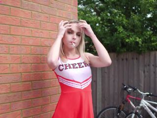 [OfficialChloeToy] Cheerleader smoking  1080p-3