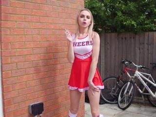 [OfficialChloeToy] Cheerleader smoking  1080p-7