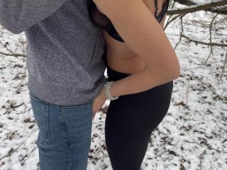 Wife Gets Huge Public Double Creampie In Snow Storm From Husband And Friend  Sloppy Seconds 1080p-1