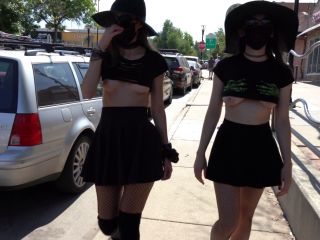 [GetFreeDays.com] Underboob Street Walk with LilyMaeExhib! - Shy Goth ai porn hardcore-3