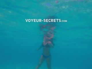 Underwater spying on young mermaid-2
