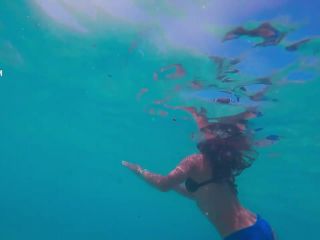 Underwater spying on young mermaid-3