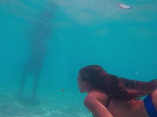 Underwater spying on young mermaid-4