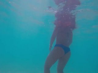 Underwater spying on young mermaid-7