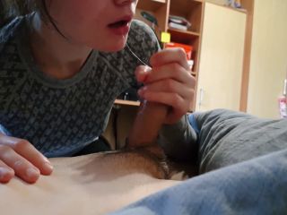 Morning Gentle Blowjob To Stay Awake And Cheer Up, The Best Sweet Way To Wake Me Up 4K 1080p-8