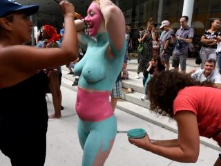 Bodypainting at the Whitney Museum - 2-2