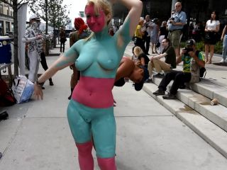 Bodypainting at the Whitney Museum - 2-8