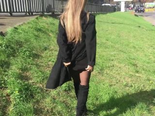 LucaWMia - Risky Sex in the Street in Paris - Eiffel Tower  - pov - french big ass fuck slut-5