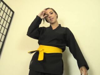 Karate domination - SASHA FOXX EARNS HER ORANGE KARATE BELT (HD mp4 1080) - [Feet porn]-3