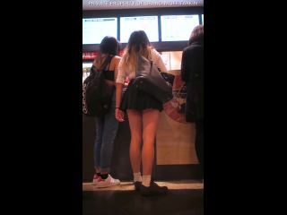 the longest legs in the shortest skirt ive ever seen upskirt-7