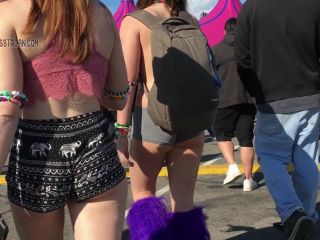 CandidCreeps 566 Edc Major Jiggle Redhead Shorts-0