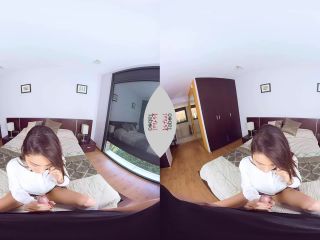 Carolina Abril - Stepsis cheating while on phone with BF GearVR-2