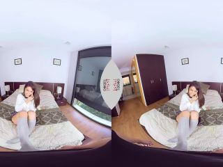 Carolina Abril - Stepsis cheating while on phone with BF GearVR-5