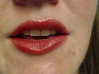 online xxx clip 40 Bright red findom mouth | teeth | femdom porn throat fetish-1
