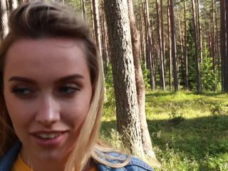 Teenagers Have Public Sex on a Picnic. POV Blowjob and Amateur Doggystyle.-5