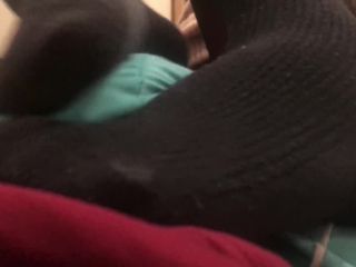 adult video 15 Gf gives lly foot job in socks and pantyhose! | stockings | fetish porn pantyhose fetish sex-3