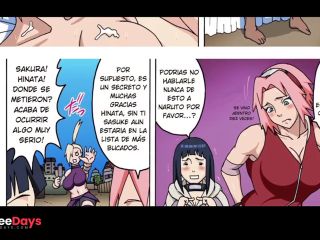 [GetFreeDays.com] SAKURA X HINATA fucking the feudal lord to save Sasuke - Naruto Porn Manga Sex Leak July 2023-9