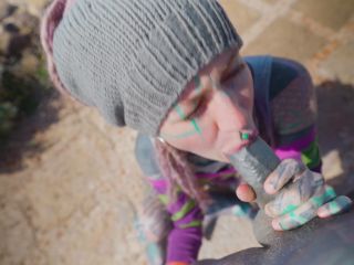 Dreadhead Horny HIPPIE Girl Gets ANAL Fuck Outdoors By Tattooed Dick  P-3