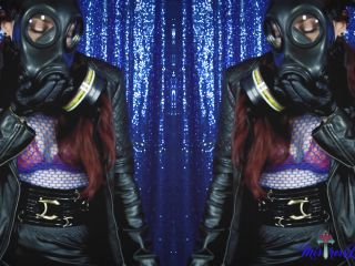 xxx clip 15 Mistress LucyXX – Gas Mask Leather Mistress on fetish porn arab feet fetish-9