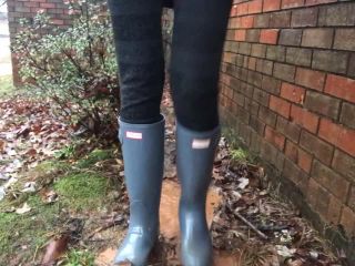 porn clip 6 Hunter Rain Boots Wellies - boots - femdom porn plastic fetish-2