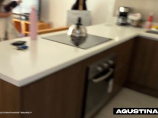 Agustina Rey - My big ass step aunt visits me just to cum inside her tight pussy CREAMPIE N CUMSHOT 1080P - Agustina rey-0