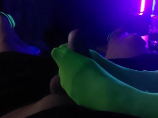 Blacklight neon stockings-6