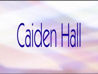 Online shemale video Sexy Caiden Hall with her furry tail and hard cock-2