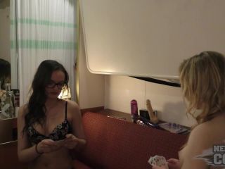 Cruise Ship Strip Poker With Young Maria And  Sarah-2