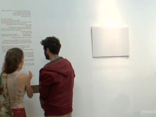 Fuckable Art! Big titted blonde fucked in a crowded gallery Courtney Taylor,  960-6