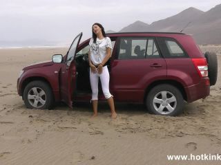 Canarian sand, car and big red toy fun - HD720p-0