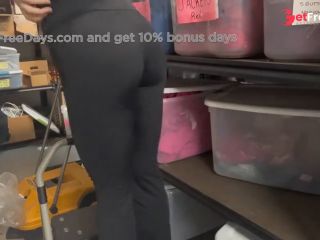 [GetFreeDays.com] Hot Blonde MILF Fingering Herself at Work in the Warehouse, Porn Clip January 2023-1