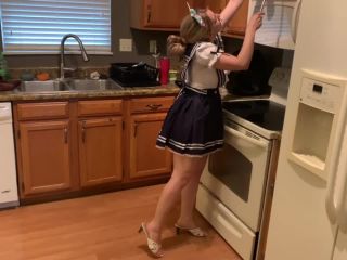 ErikaSwingz - Naughty Japanese Maid Outfit Aheg - Upskirt-0