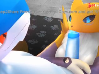 [GetFreeDays.com] ExVeemon Cums in Renamon Juicy Pussy - Digimon Porn Animation Adult Video May 2023-2