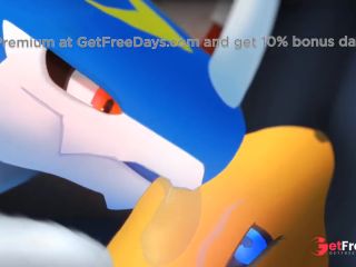 [GetFreeDays.com] ExVeemon Cums in Renamon Juicy Pussy - Digimon Porn Animation Adult Video May 2023-7