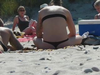 Unique tattoos and hot ass in thong bikini-6