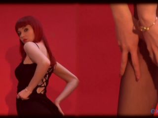 Casting and strip-tease video with redhead porn star Graziella  Diamond-5