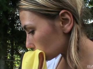 Lovely Euro Teen Monica Takes Her Mans Dick Outdoors In A Public Park-9