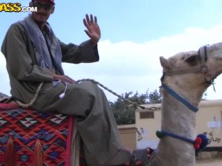 Hot travel sex movie from Egypt Day 4 Blowjob near the pyramids-7