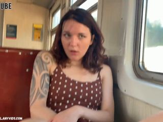  MarshSwallow  Public Masturbation In The Train  Amateur porn-2