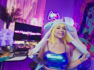 adult video clip 9 mature hardcore Alice Bong – ASMR Eating and Sex, pussy play on cosplay-0