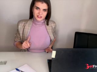 [GetFreeDays.com] Hot Step Mother Seduces Step Son in the office shows him milky nipples and Makes big cock Handjob Adult Stream July 2023-3