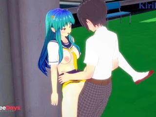 [GetFreeDays.com] Lum and I have intense sex on the rooftop. - Urusei Yatsura 2022 Hentai Porn Film October 2022-4