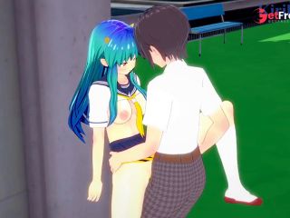 [GetFreeDays.com] Lum and I have intense sex on the rooftop. - Urusei Yatsura 2022 Hentai Porn Film October 2022-5