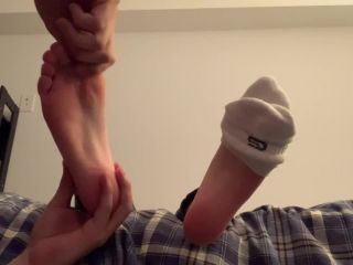 free xxx video 19 College Girl gives me a Footjob, foot fetish pov on fetish porn -0