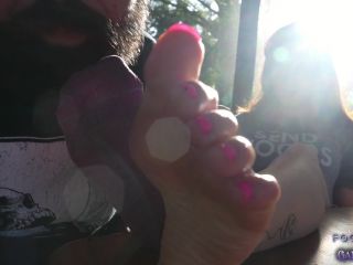 free video 34 Outdoor Sock and Foot Worship | hd | feet porn cousin foot fetish-5
