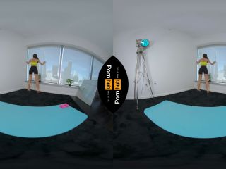 VR 180  Milana Ricci Working Out At Home-0